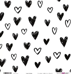 Papel Vellum Corazones Elegant Simplicity PapersForYou 30x31cm