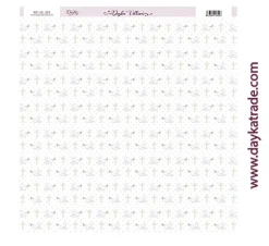 Papel Vellum VEL-003 Palomas de la Paz Mi Primera Comunión Dayka