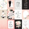 Papel 3x4" Journaling Cards Wedding Echo Park 30x30cm