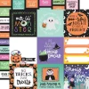 Papel 4"x4" Journaling Cards Monster Mash Echo Park 30x30cm