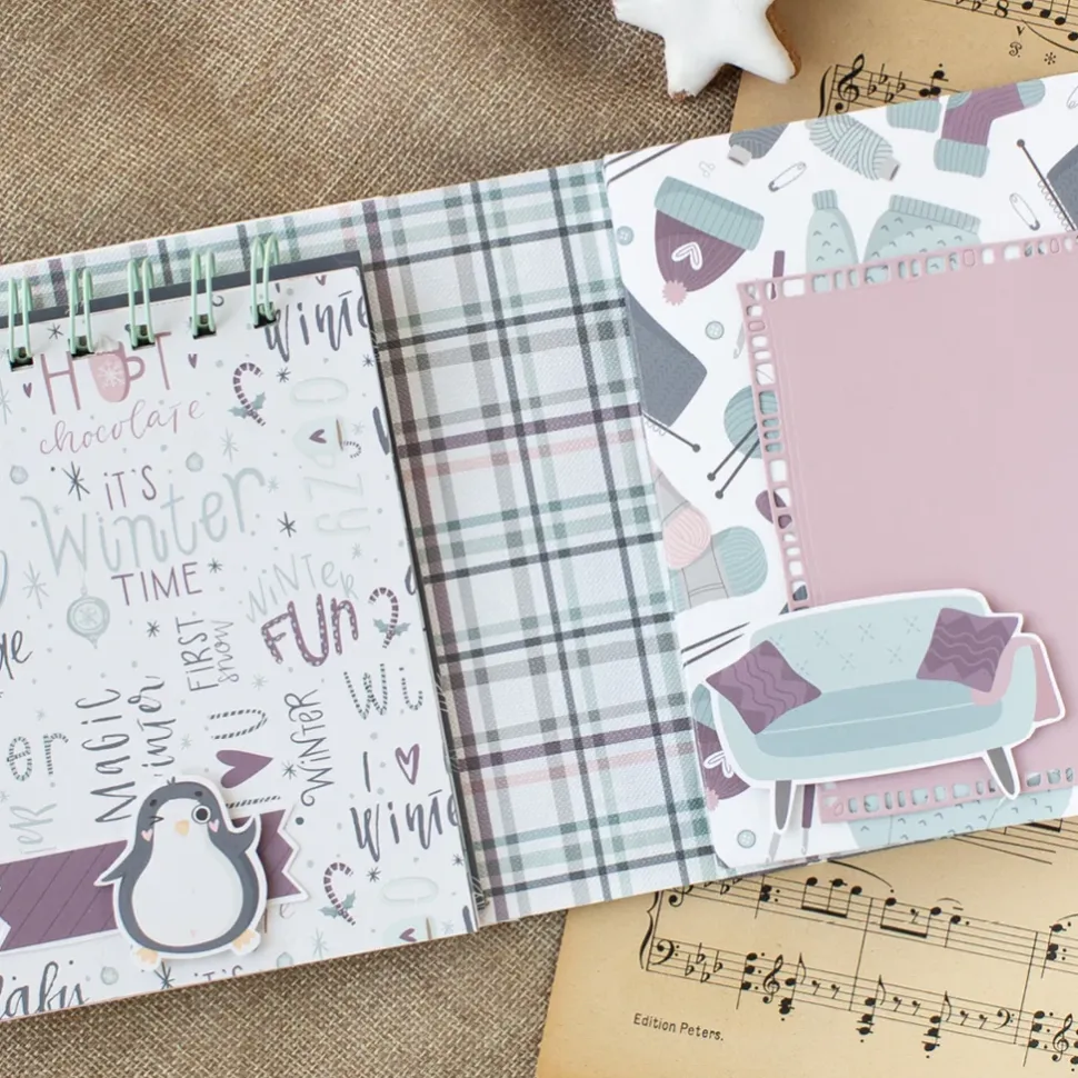 Papeles de encuadernar Cuddle Time ModaScrap 48x34cm