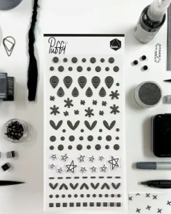 Pegatinas puffy Black Dunaon