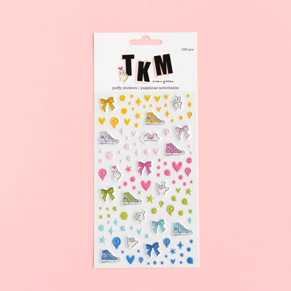 Pegatinas puffy básicas TKM Sami Garra
