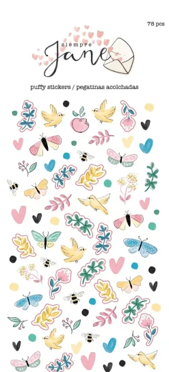 Pegatinas puffy Siempre Jane Sami Garra
