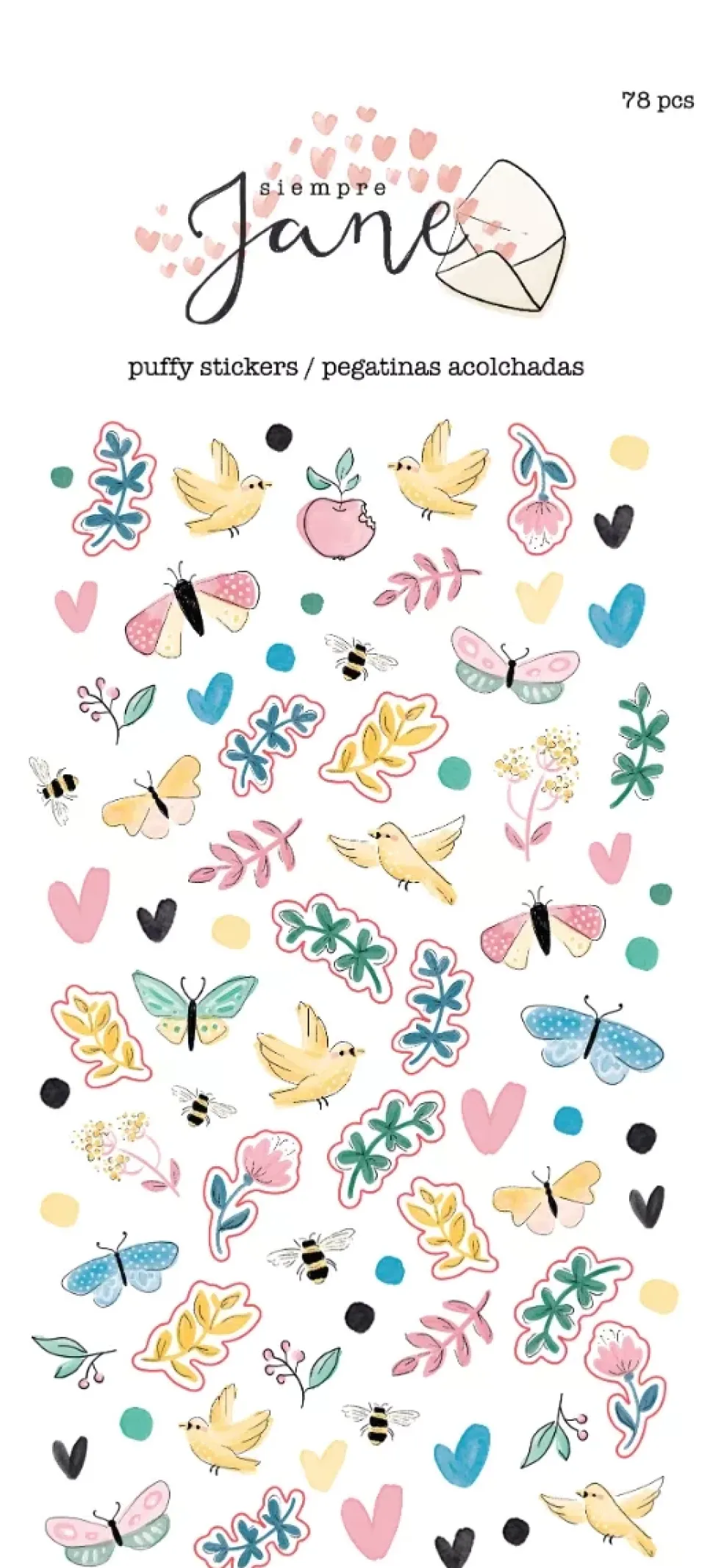 Pegatinas puffy Siempre Jane Sami Garra