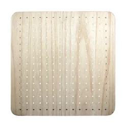 Pegboard cuadrado de madera Pin and Peg