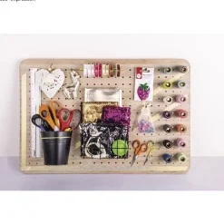Pegboard rectangular de madera Pin and Peg