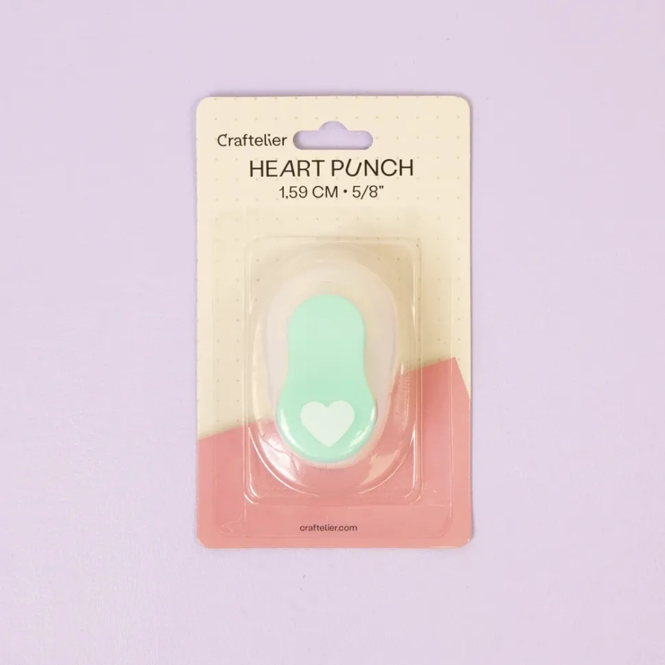 Perforadora corazón 5/8" (1,58 cm) Craftelier