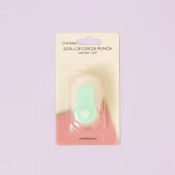 Perforadora círculo festoneado 3/8