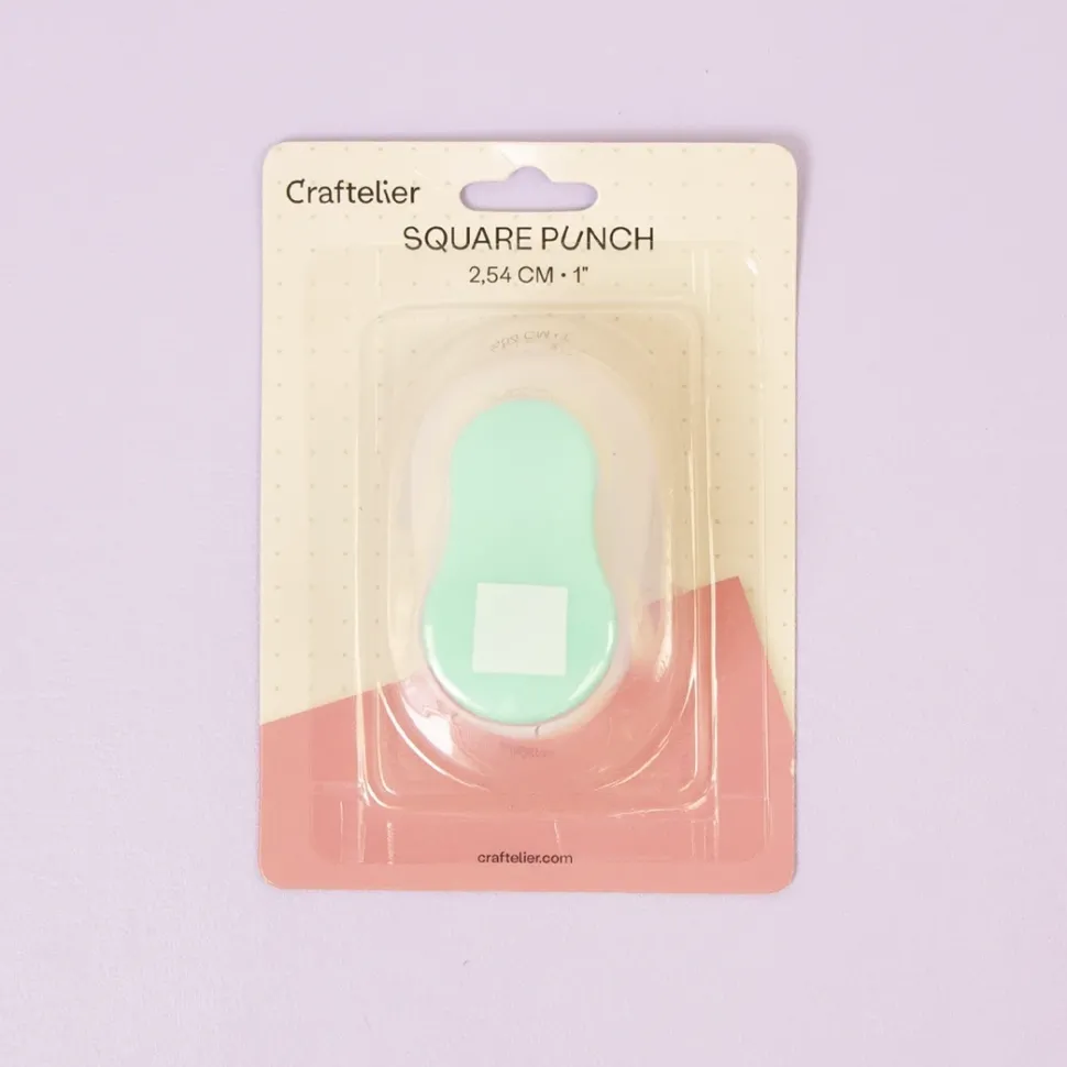 Perforadora cuadrado 1" (2,54 cm) Craftelier