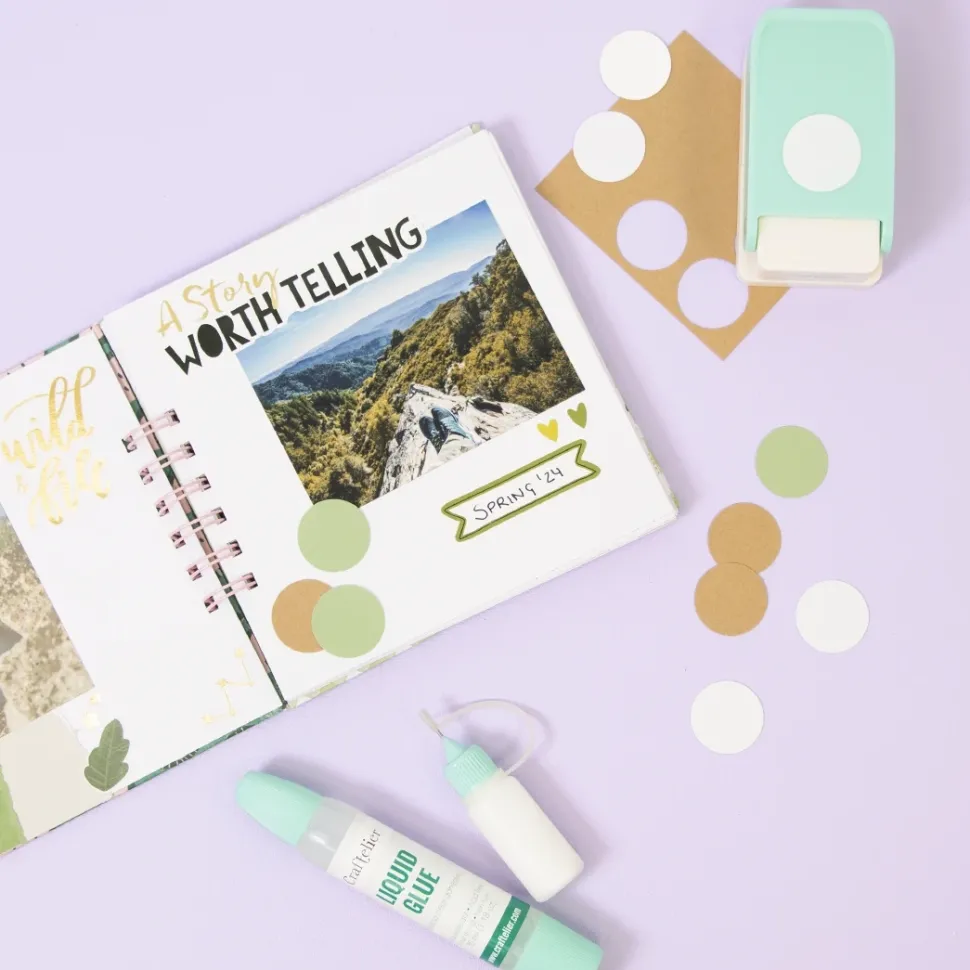 Perforadora multimaterial círculo 1" (2.54 cm) Craftelier