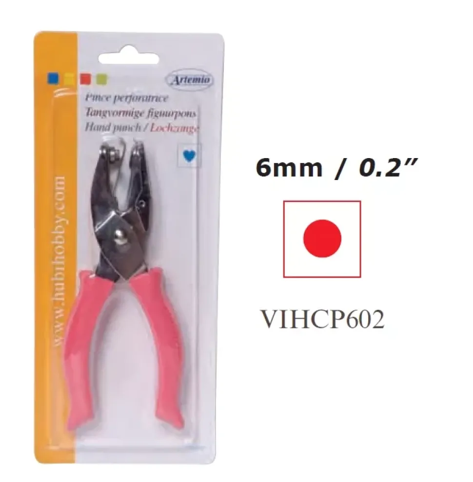 Perforadora Tenaza Círculo Grande 1/4”