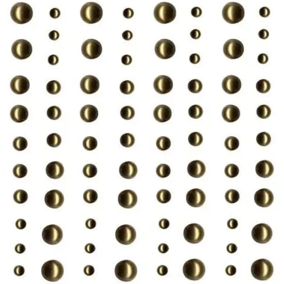 Perlas Autoadhesivas Oro Artemio