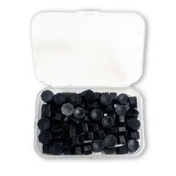 Perlas de lacre Negro Mate Wax and Seals Stamperia