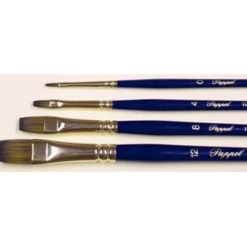 Pincel Pappel serie oro Plano 1002 mango corto