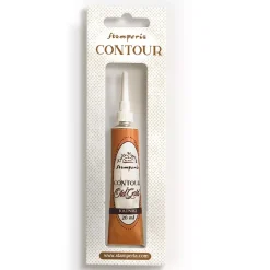 Pintura Contour Liner Oro Viejo Create Happiness Stamperia 20ml