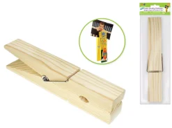 Pinza Extra Jumbo Madera Natural MultiCraft 21cm