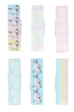 Pinzas epoxy de madera Rainbow