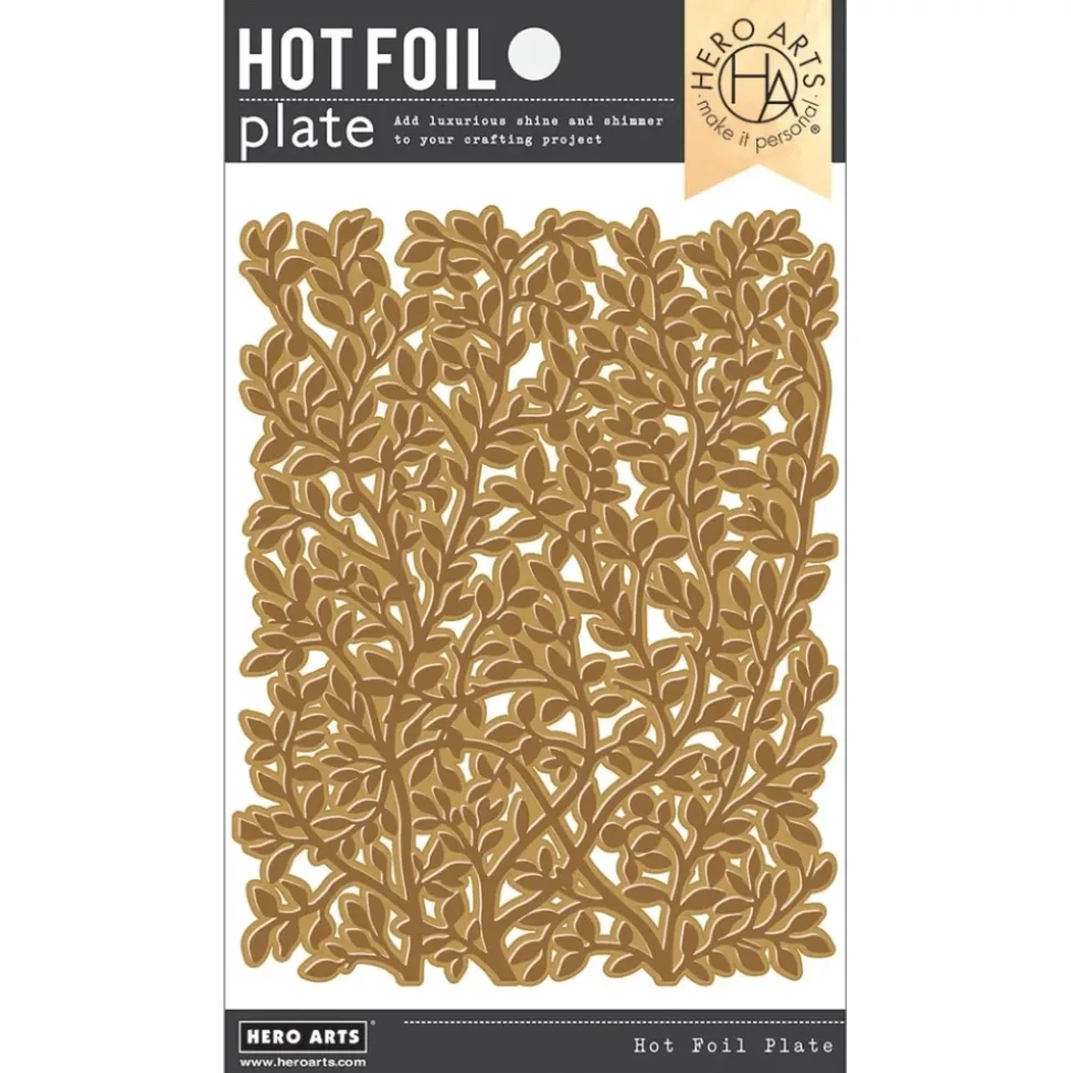 Placa Hot Foil Vine Hero Arts