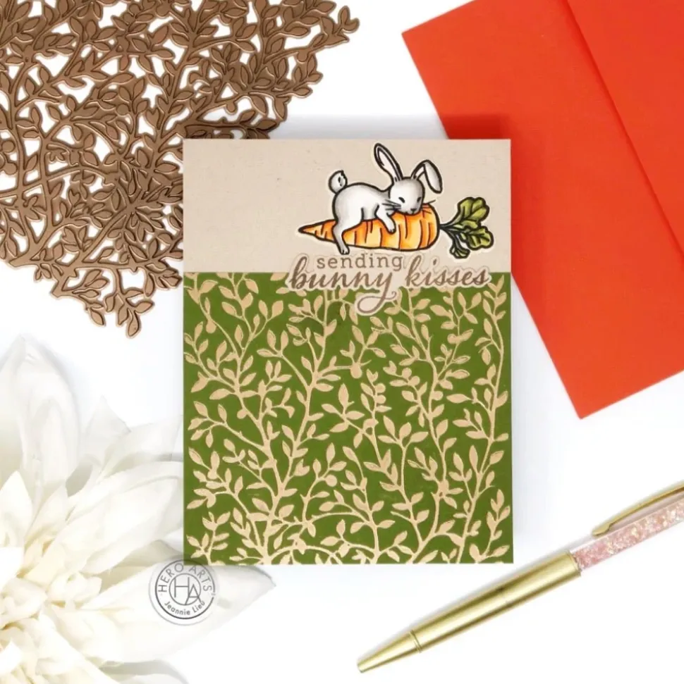 Placa Hot Foil Vine Hero Arts