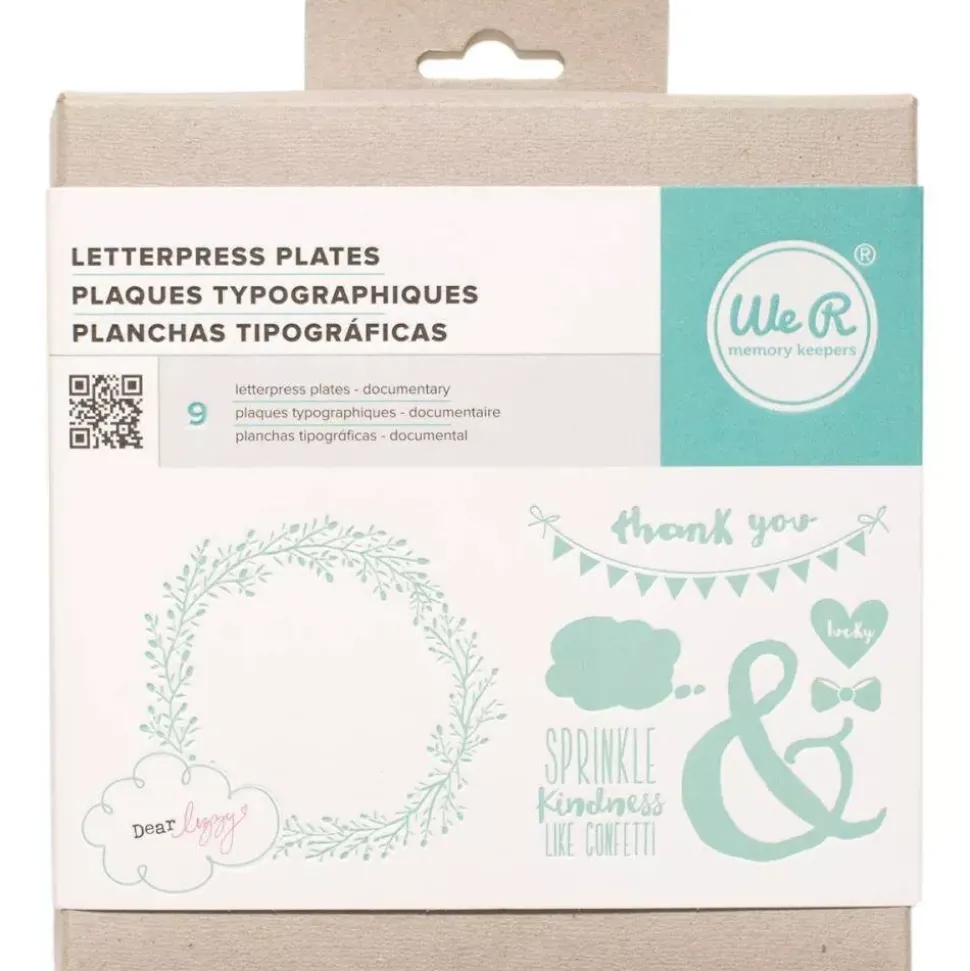 Placas de impresión Documentary Dear Lizzy Letterpress