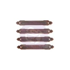 Placas metálicas vintage Finnabair