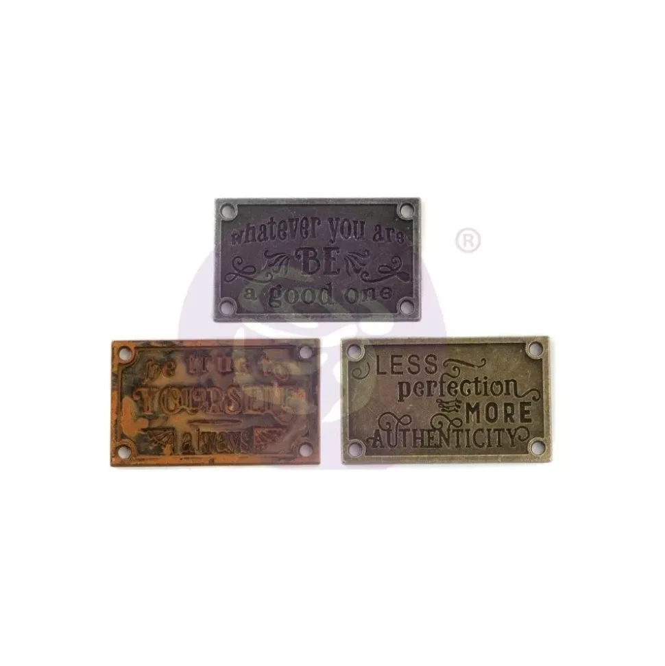 Placas metálicas vintage Finnabair