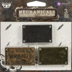 Placas metálicas vintage Finnabair