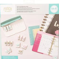 Planner Punch Board We R Memory Keepers + 3 insertos nuevos