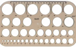 Plantilla de círculos Koh-i-Noor