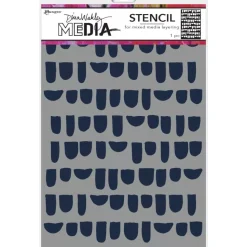 Plantilla de Stencil Bumps Dina Wakley Media Ranger 22x15cm