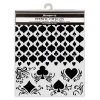 Plantilla de stencil Cartas Master of Magic Stamperia 20x25cm
