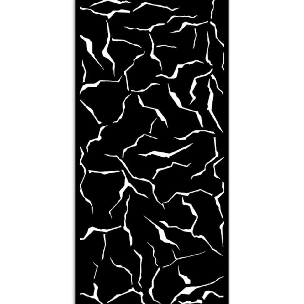 Plantilla de stencil Crackle Romantic Golden Harmony Stamperia 15x25cm