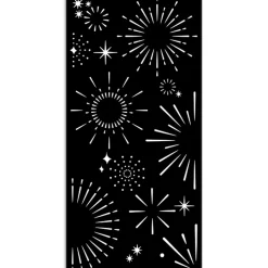 Plantilla de stencil destellos Oh là là! Stamperia 12x25cm