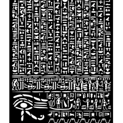 Plantilla de Stencil Egipto Fortune Stamperia 20x25cm
