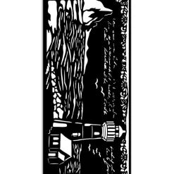 Plantilla de stencil Faro Silent Sea Stamperia 12x25cm