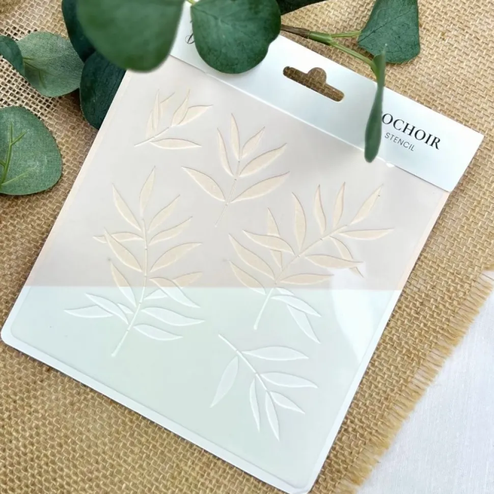 Plantilla de stencil Follajes Suaves Harmonie Florilèges Design