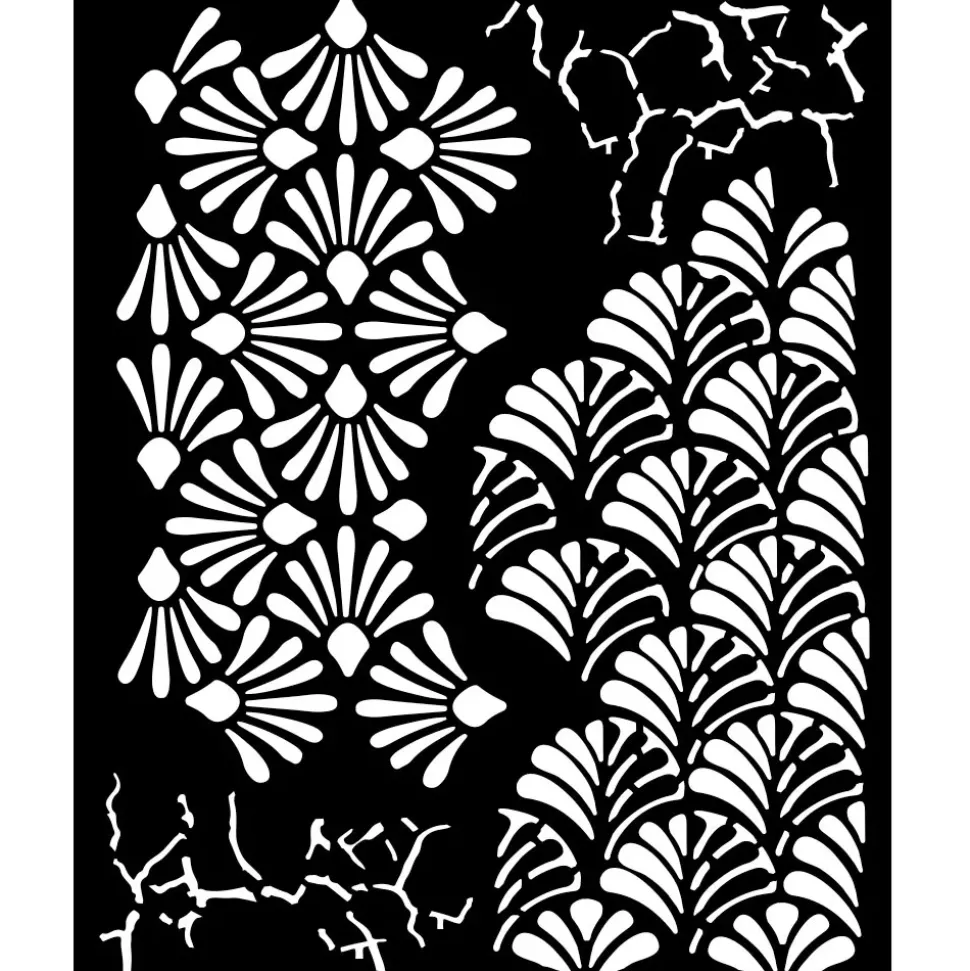 Plantilla de stencil Fondos Mixtos Alterego Stamperia