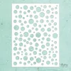 Plantilla de Stencil Kreativa Bubbles Mintay 15x20cm