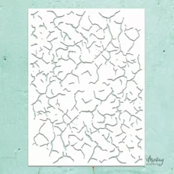 Plantilla de Stencil Kreativa Crackle Mintay 15x20cm