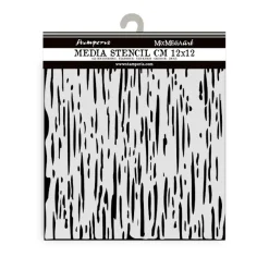 Plantilla de stencil Patrón de líneas Best Sellers Stamperia 12x12cm