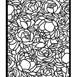 Plantilla de Stencil Rosa Romance Forever Stamperia 20x25cm