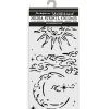 Plantilla de stencil Sol y Luna Masquerade Stamperia 12x25cm