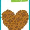 Plantilla Foil Floral Heart Lawn Fawn
