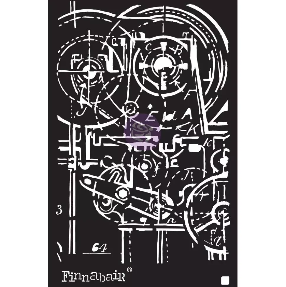 Plantillas de Stencil Machinery Finnabair Prima