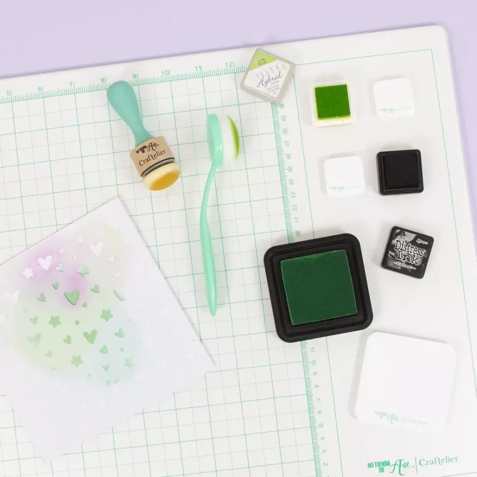 Plataforma acrílica para tintas Craftelier 7x7cm