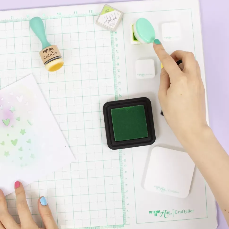 Plataforma acrílica para tintas Craftelier 7x7cm