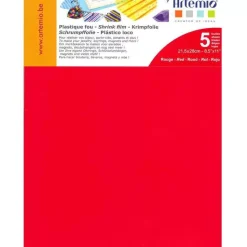 Plástico mágico rojo