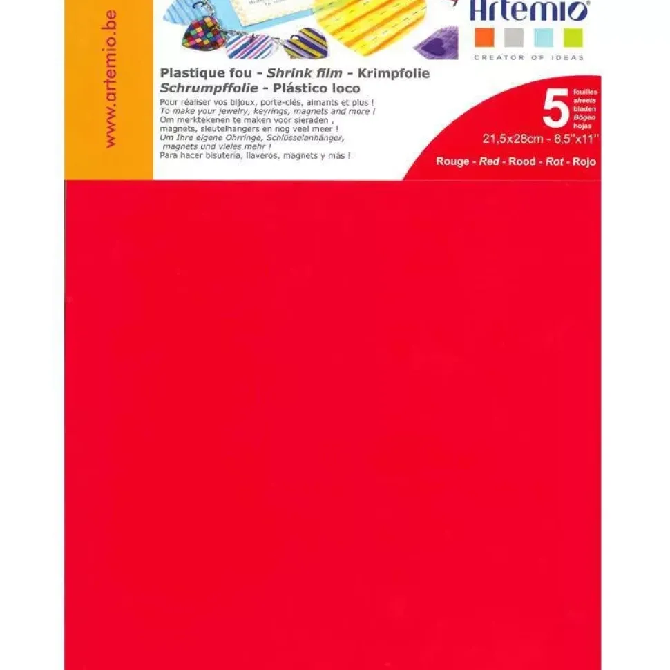 Plástico mágico rojo