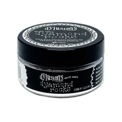 Polvos de embossing Dylusions Dyamond Rocks White Linen Ranger